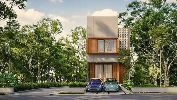 Rumah Tipe 5 Well Tree Residence, rumah 2 lantai lebar 5 meter di Depok