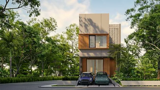 Rumah Tipe 6 Well Tree Residence, rumah 2 lantai lebar 6 meter di Sukmajaya Depok